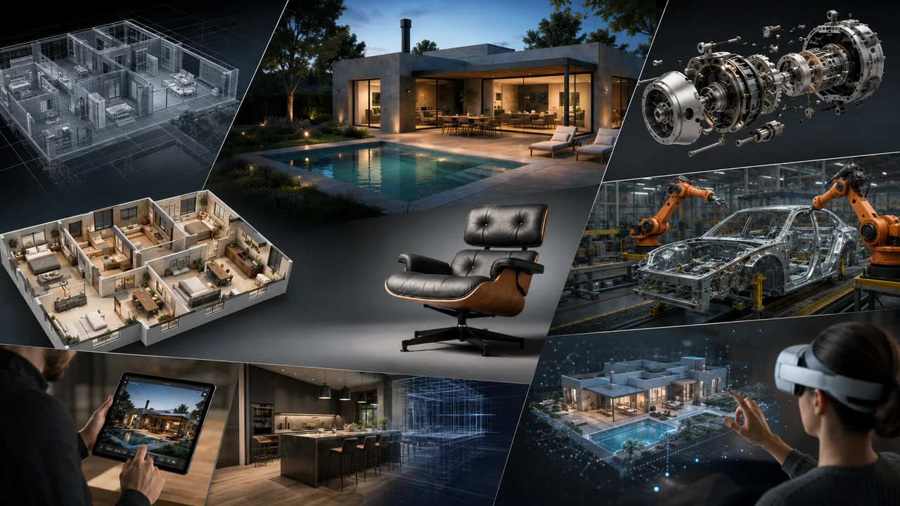 Diferencia entre visualización 3D, modelo 3D, imagen 3D y experiencia interactiva