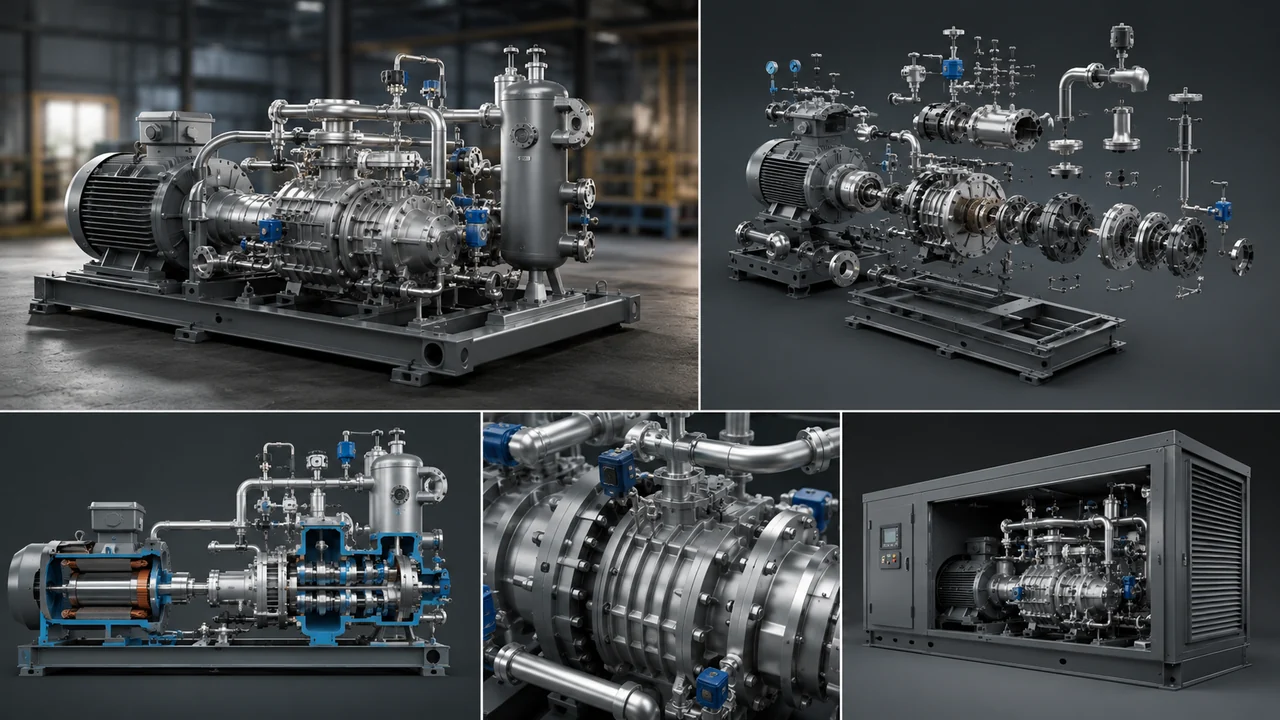 Visualización industrial 3D: maquinaria, procesos y producto técnico